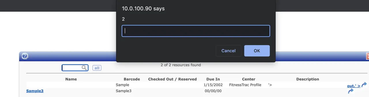Screenshot from the article “TutorTrac Multiple Stored XSS”.
