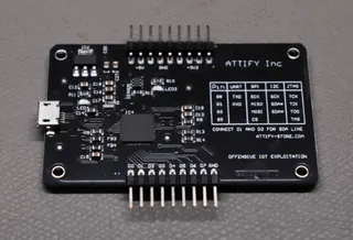 attify badge — figure from “IoT Penetration Testing Part 1”.